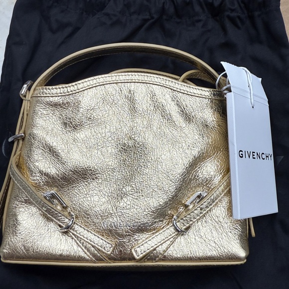 Givenchy Nano Voyou Tote Bag in Medium Blue Denim NWT - Picture 7 of 13